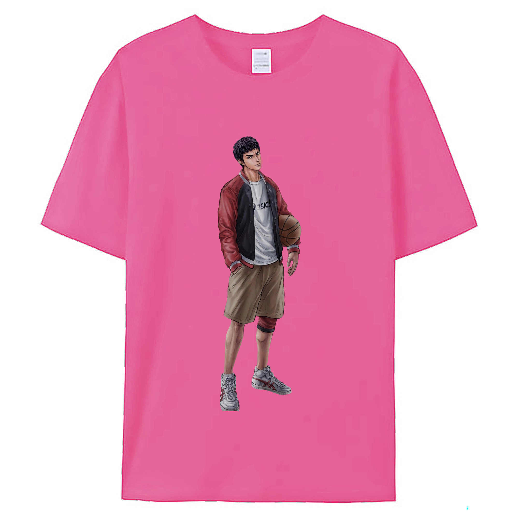 （画像用） SLAM DUNK／スラムダンク レディースカジュアルプリントTシャツ（綿100％）